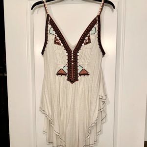 Free People embroidered tank